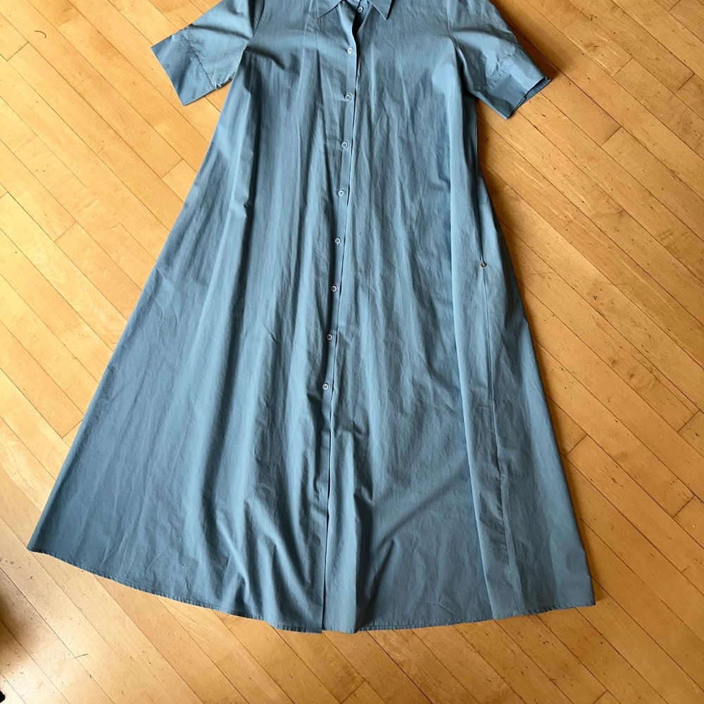 otto'd âme French blue shirt dress, 6, G1211 - Picture 2 of 6